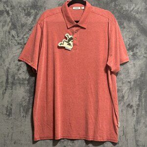 ROWM Men's Polo Shirt Sz XXL Rooted Series Rust